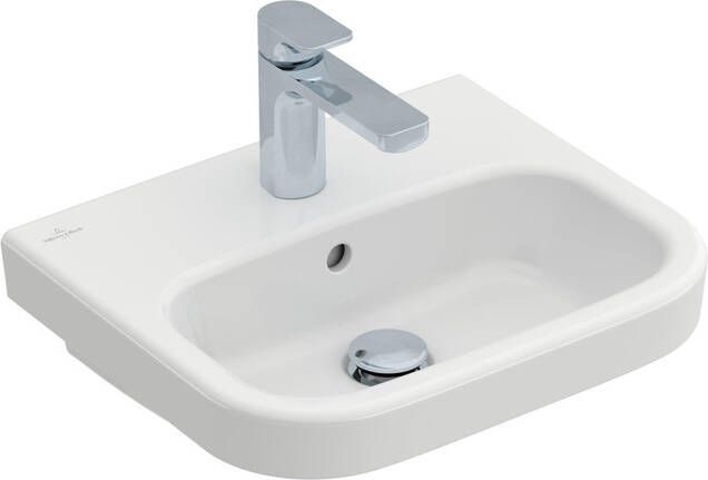 Villeroy & Boch Architectura fontein 45x38cm met kraangat met overloop wit 43734501