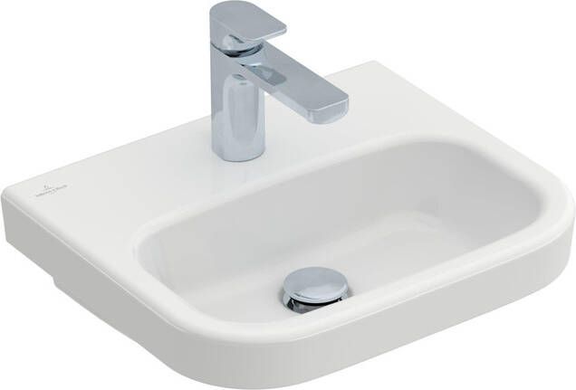 Villeroy & Boch Architectura fontein 45x38cm met kraangat zonder overloop wit 43734601