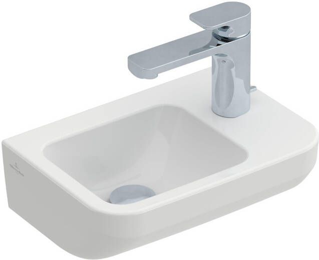 Villeroy & Boch Architectura fontein met kraangat rechts zonder overloop 36x26cm wit 43733701