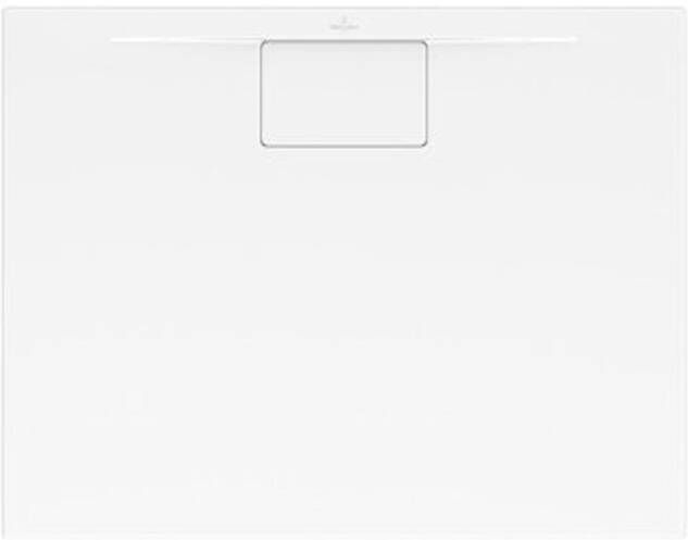 Villeroy & Boch Architectura Metalrim kunststof douchebak acryl rechthoekig 100x80x4.8cm mat wit UDA1080ARA248V-RW