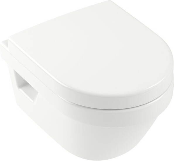 Villeroy & Boch Architectura diepspoelcloset wandmodel compact met directflush en aquareduct en antibacterieel wit