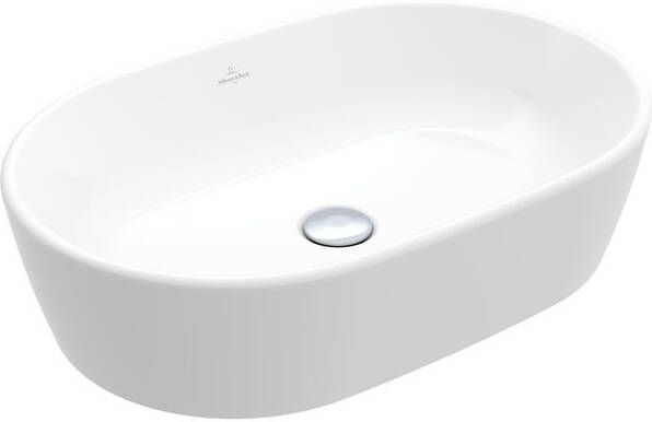 Villeroy & Boch Architectura waskom 60x40x15.5cm Ovaal zonder overloopgat Wit Alpin glans Ceramic+ 5A2661R1