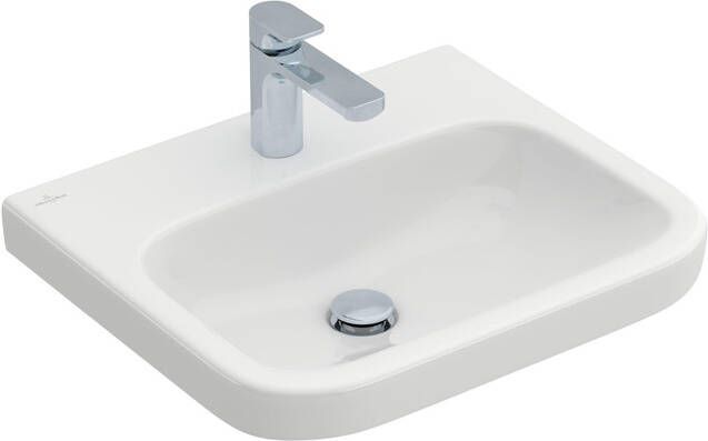 Villeroy & Boch Architectura wastafel 55x47cm met kraangat zonder overloop wit 41885601