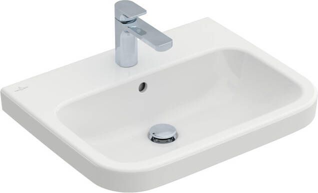 Villeroy & Boch Architectura wastafel 60x47cm met kraangat met overloop cermic+ wit 418860R1