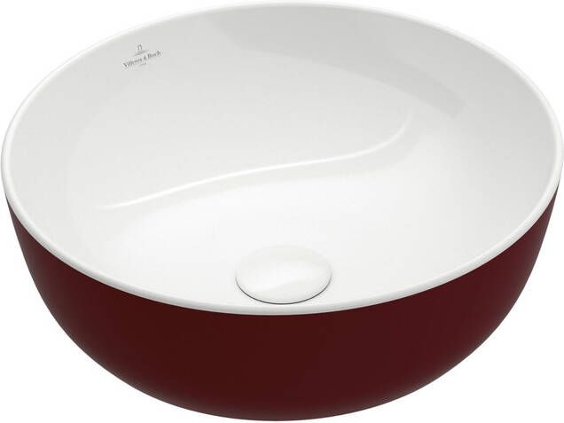 Villeroy & Boch Artis opzetwastafel 43cm rond bordeaux 417943BCS9