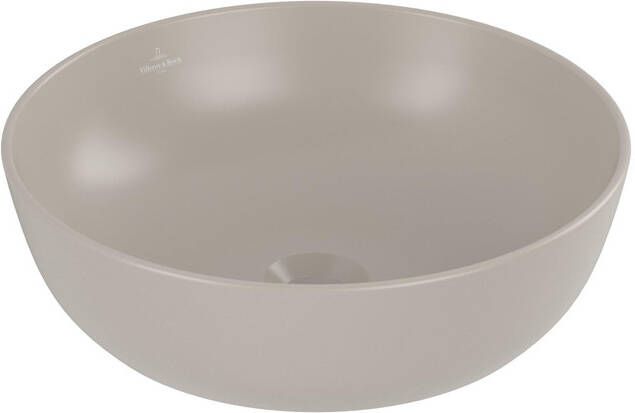 Villeroy & Boch Artis opzetwastafel 43cm rond z krgt almond C+ 417943am
