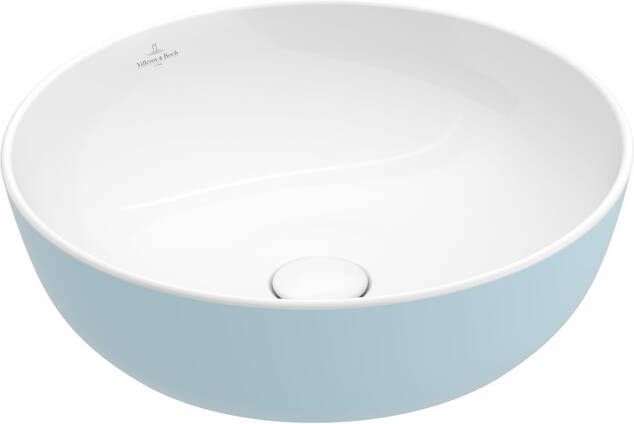 Villeroy & Boch Artis opzetwastafel rond Ø43x12.5cm zonder kraangat zonder overloop fog 417943BCW0