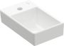 VILLEROY&BOCH Villeroy&amp Boch Avento fontein 360x220mm wasbak rechts voor 1 gat armatuur kraangat doorgestoken zonder overloop stone white C+ - Thumbnail 1