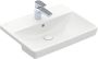 Villeroy & Boch Avento voorbouwwastafel 55x36cm 1 kraangat met overloop wit 4A065501 - Thumbnail 1