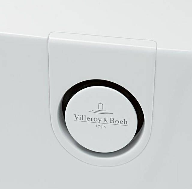 Villeroy & Boch badwaste met toevoer voor oberon 2.0 stone white UPCON0136-RW