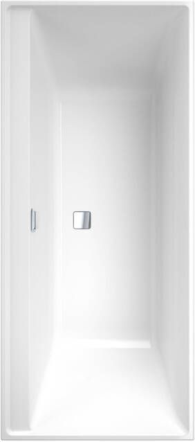 Villeroy & Boch Collaro kunststof inbouw bad acryl rechthoekig zonder poten 170 x 75 x 47 cm chroom wit alpin
