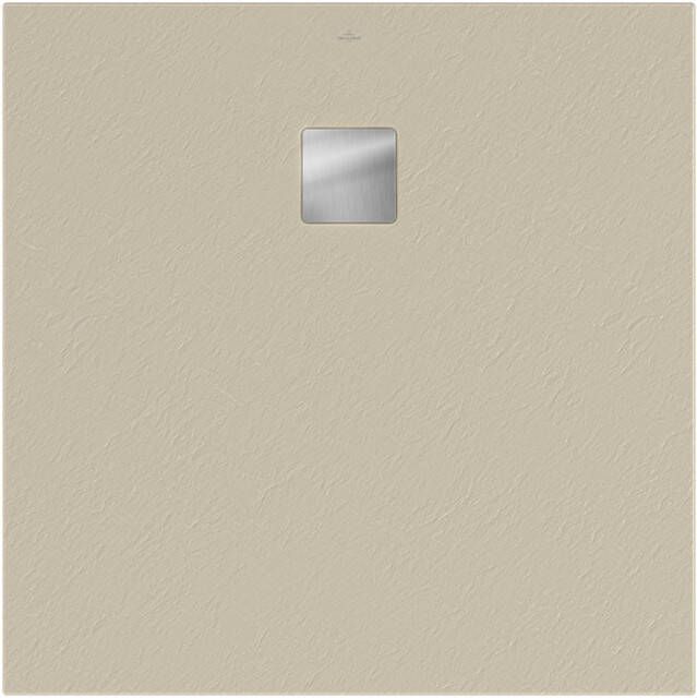 Villeroy & Boch Excello douchevloer 100x100cm polyurethaan acryl Nature Creme UDA1010EXC1V-2N