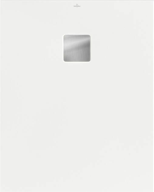 Villeroy & Boch Excello douchevloer 100x80cm polyurethaan acryl wit alpine uda1080exc2v-01