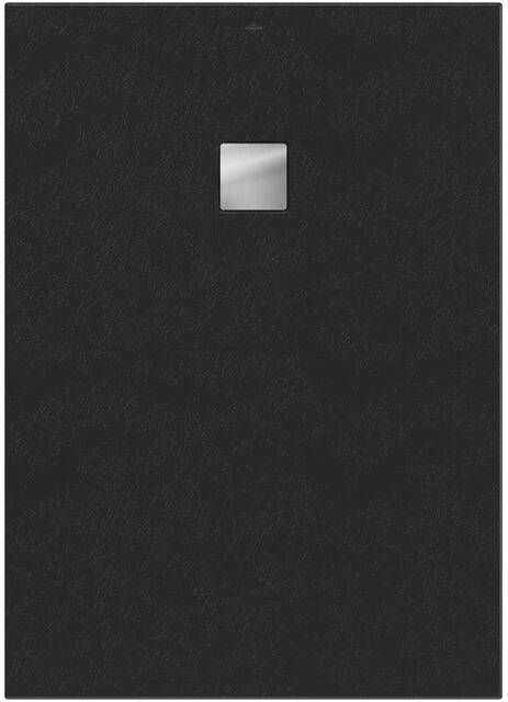 Villeroy & Boch Excello douchevloer 140x100cm polyurethaan acryl Nature Anthracite uda1410exc2v-1n