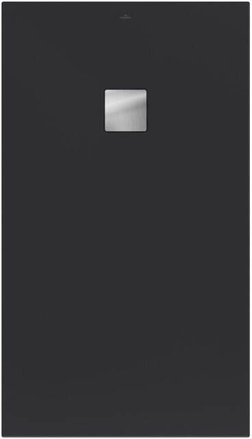 Villeroy & Boch Excello douchevloer 140x80cm polyurethaan acryl Anthracite uda1480exc2v-1s