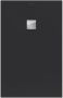 Villeroy & Boch Excello douchevloer 140x90cm polyurethaan acryl Anthracite uda1490exc2v-1s - Thumbnail 1