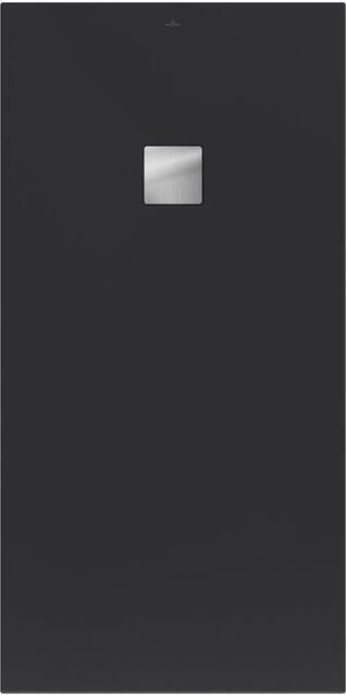 Villeroy & Boch Excello douchevloer 160x80cm polyurethaan acryl Anthracite uda1680exc2v-1s