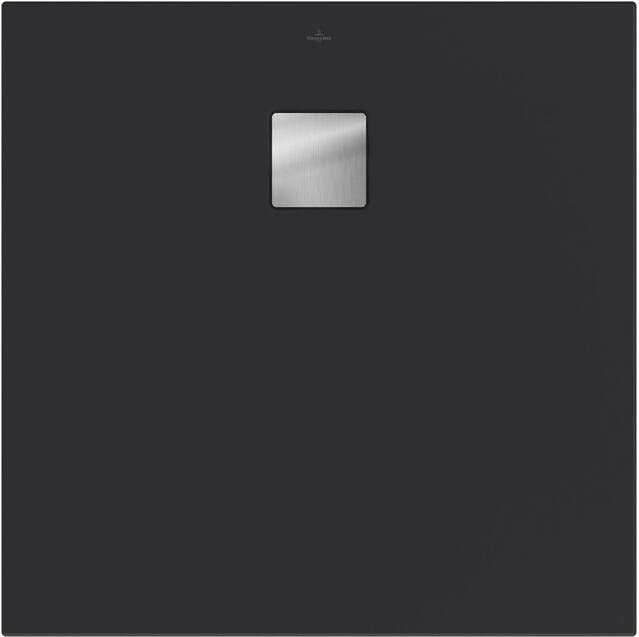 Villeroy & Boch Excello douchevloer 90x90cm polyurethaan acryl Anthracite uda9090exc1v-1s