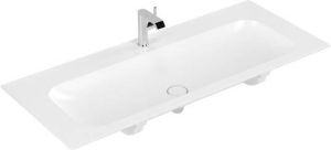 Villeroy & Boch Finion meubelwastafel 1 kraangat 120x50cm Ceramic+ zonder overloop stone white 4164C2RW