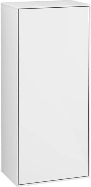 Villeroy & Boch Finion zijkast met 1 rechtsdraaiende deur 41 8x93 6x27 cm glossy wit