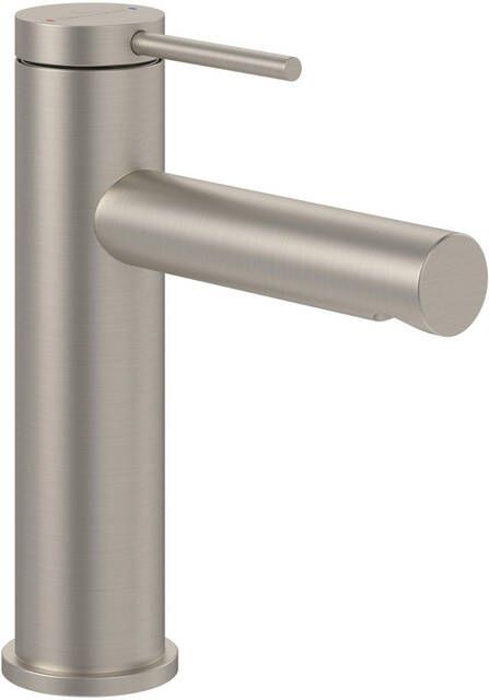 Villeroy & Boch Loop & Friends Eengreeps wastafelkraan Matt Brushed Nickel (RVS) TVW10610315364