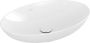 Villeroy & Boch Loop & Friends Opzetwastafel 620 x 420 x 120 mm Wit Alpin CeramicPlus met overloop ongeslepen - Thumbnail 1