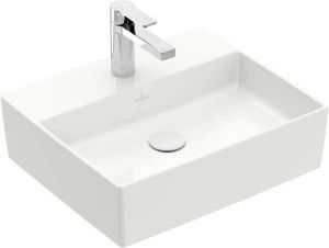 Villeroy & Boch Memento 2.0 Opzetwastafel 498 x 420 x 139 mm Wit Alpin CeramicPlus zonder overloop ongeslepen
