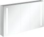 Villeroy & Boch My View 14+ spiegelkast met 3 deuren met LED verlichting verticaal 130x75x17.3cm incl. afsluitbare medicijnbox A4331300 - Thumbnail 1