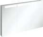 Villeroy & Boch My View In inbouw spiegelkast met LED verlichting 3 voudig dimbaar met 3 deuren 130.1x74.7x10.7cm A4351300 - Thumbnail 1