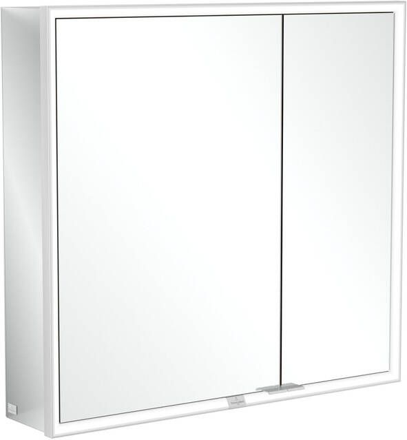 Villeroy & Boch My view spiegelkast 80x75cm 2 deuren 3 contactdoos LED A4558000