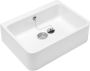 Villeroy & Boch O&apos;novo gootsteen met overloop 49.5x40x17cm ceramic+ wit 632100R1 - Thumbnail 1