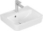 Villeroy & Boch O.novo fontein 45x37cm m.1 kraangat met overloop wit 43444501 - Thumbnail 1