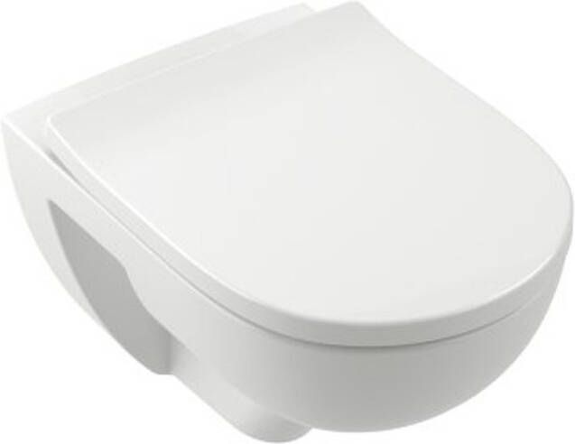Villeroy & Boch O.novo pack wandcloset verkort 49 twistflush e3 white C+ 5660clr1