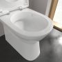 VILLEROY&BOCH Villeroy&amp Boch O.novo Vita duocloset staand diepspoel randloos DirectFlush Wit Alpin afvoer horizontaal - Thumbnail 1