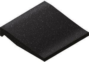 Villeroy & Boch Pro architectura 3.0 vloertegel 10x10cm 6mm mat R10 pure black 2607c4910010