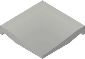 Villeroy & Boch Pro architectura 3.0 vloertegel hoek 10x10cm 6mm mat R10 secret grey 3009c3600010