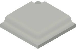 Villeroy & Boch Pro architectura 3.0 vloertegel hoek 10x10cm 6mm mat secret grey 3594c3600010