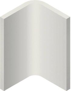 Villeroy & Boch Pro architectura 3.0 vloertegel hoekplint 5x10cm 6mm mat neutral white 3574c3000010