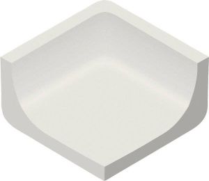 Villeroy & Boch Pro architectura 3.0 vloertegel hoekplint 5x5cm 6mm mat neutral white 3587c3000010