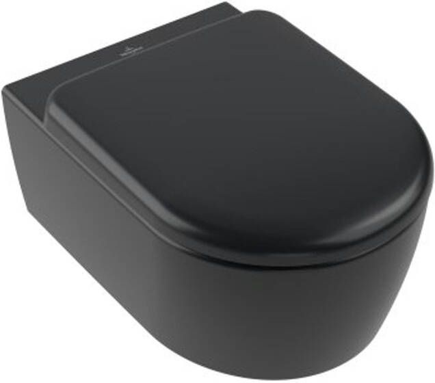 Villeroy & Boch Skyla pack wandcloset twistflush e3 o pure black C+ 5656clr7