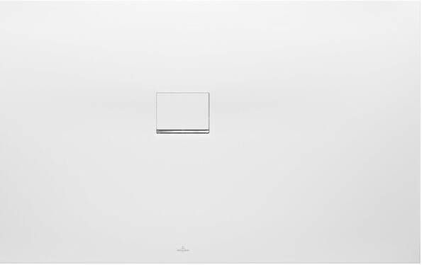 Villeroy & Boch Squaro infinity douchevloer 110x90cm stone white udq1190sqi2lv-rw