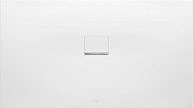 Villeroy & Boch Squaro Infinity kunststof douchebak quaryl rechthoekig zonder onderstel voor alle installatietypen 160 x 90 x 4 cm stone white