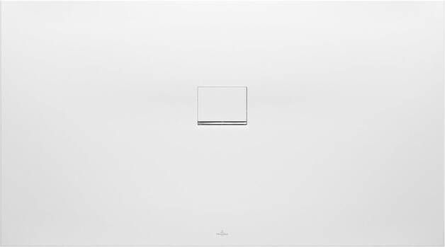 Villeroy & Boch Squaro Infinity Rechthoekige douchevloer 1400 x 1000 x 40 mm mat stone white (wit) udq1410sqi2iv-rw