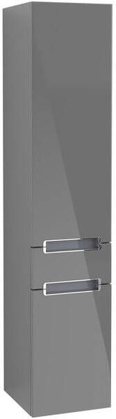 Villeroy & Boch Subway 2.0 kast hoog 350x1650x370mm glossy grey a70710fp