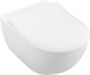 Villeroy & Boch Subway 2.0 CombiPack hangend toilet diepspoel CeramicPlus Directflush met toiletzitting SlimSeat en softclose en quickrelease wit - Thumbnail 1