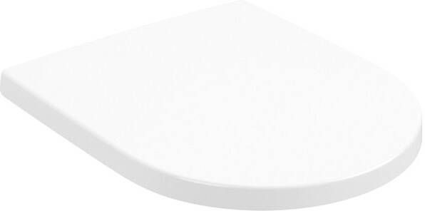 Villeroy & Boch Subway 3.0 Closetzitting 37 4x43 8x4 8 cm Stone White CeramicPlus