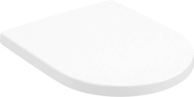 Villeroy & Boch Subway 3.0 Closetzitting 37 4x43 8x4 8 cm Stone White CeramicPlus
