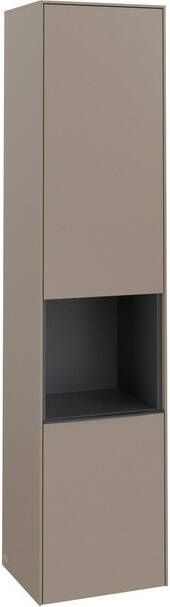 Villeroy & Boch Subway 3.0 Hoge kast 171x40x36.2cm 2 deuren Taupe C58802VM