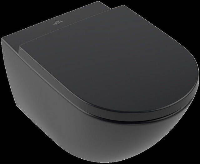 Villeroy & Boch Subway 3.0 wandcloset 56cm twistflush Ceramic+ pure black 4670t0r7 - Foto 2