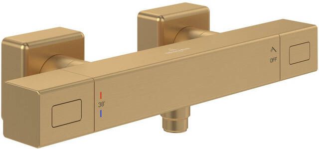 Villeroy & Boch Universal Taps & Fittings Douchethermostaat voor douche Hoekig Brushed Gold (goud) TVS00001800076